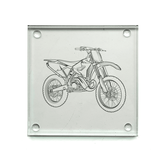 YAM YZ250 Motorcycle Drinks Coaster | Giftware Engraved