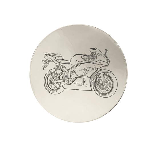 HON Fireblade Motorcycle Drinks Coaster | Giftware Engraved