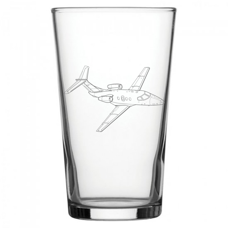 Embraer Phenom 100 Aircraft Beer Glass Selection