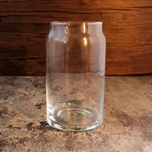 coke can style tumbler glass