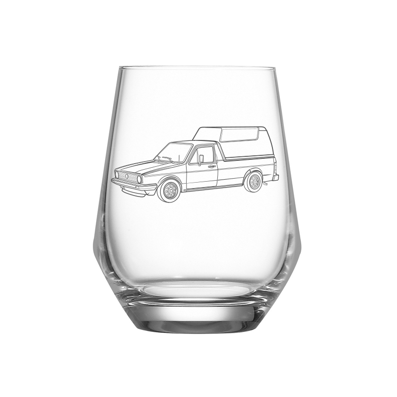 Classic Caddy Van Wine Glass