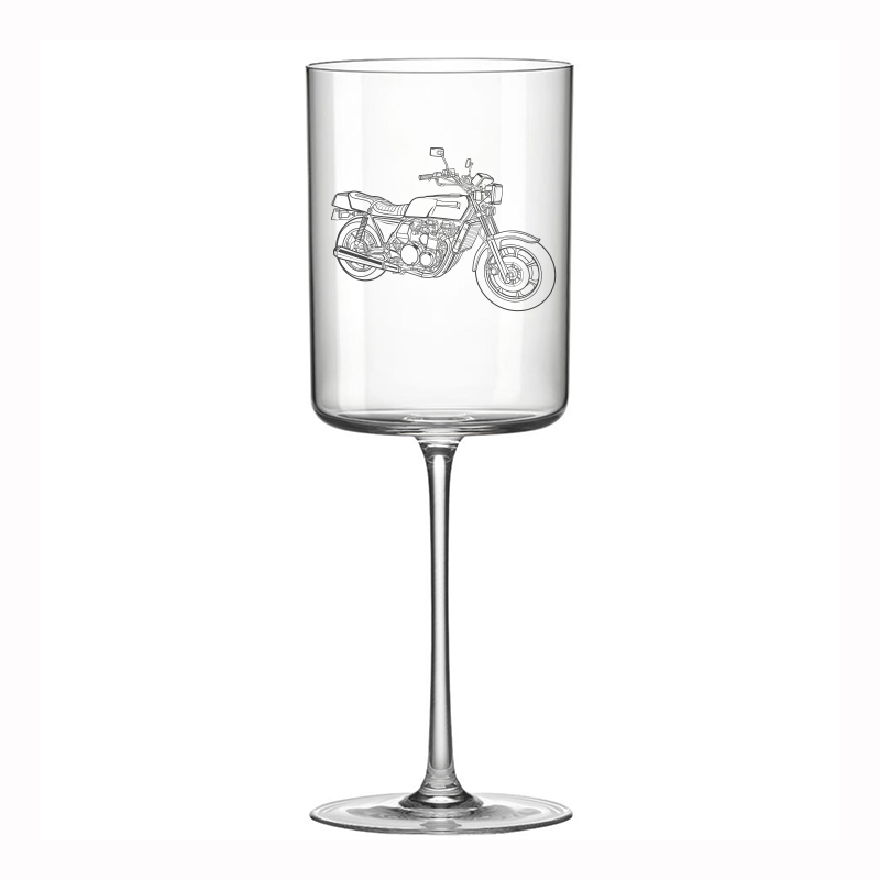 KAW KZ1300 Motorcycle Wine Glass