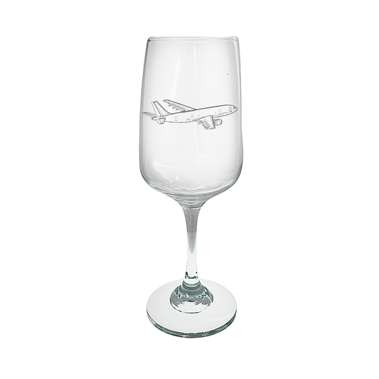 Airbus A300 Aircraft Wine Glass Selection | Giftware Engraved