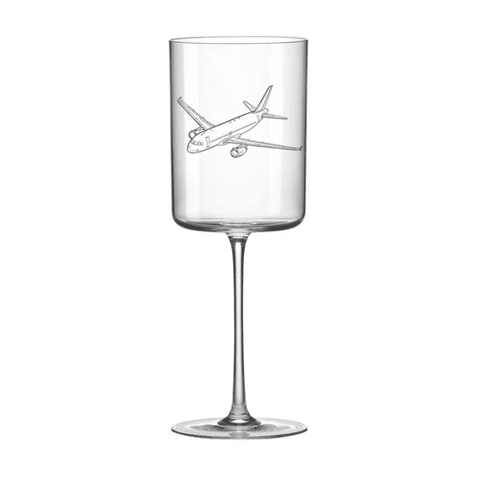 Airbus A320 Aircraft Wine Glass Selection | Giftware Engraved