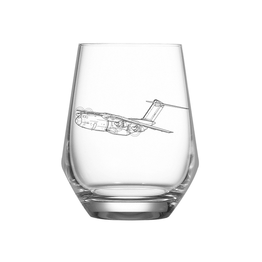 Airbus Atlas Aircraft Wine Glass Selection | Giftware Engraved