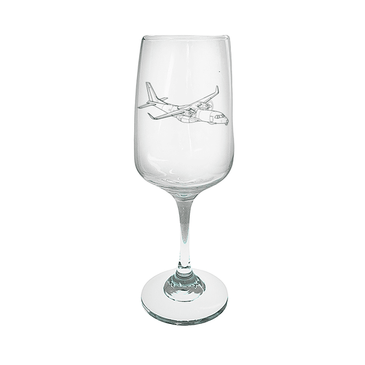 Airbus C295 Aircraft Wine Glass Selection | Giftware Engraved