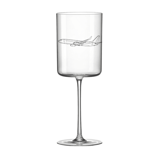 Boeing 737 Aircraft Wine Glass Selection | Giftware Engraved