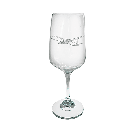 Boeing 787 Dreamliner Aircraft Wine Glass Selection | Giftware Engraved