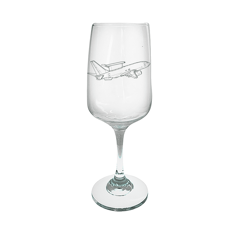 Boeing E7 Wedgetail Aircraft Wine Glass Selection | Giftware Engraved