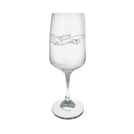 Boeing E7 Wedgetail Aircraft Wine Glass Selection | Giftware Engraved