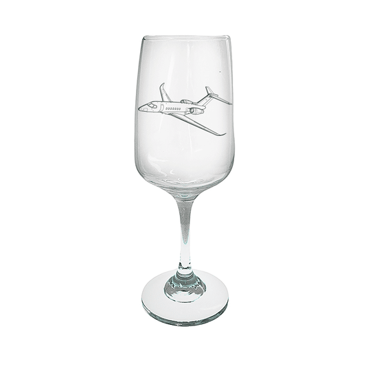 Cessna 560 Aircraft Wine Glass Selection | Giftware Engraved