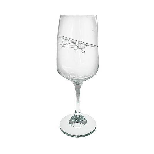 Cessna 120 Aircraft Wine Glass Selection | Giftware Engraved