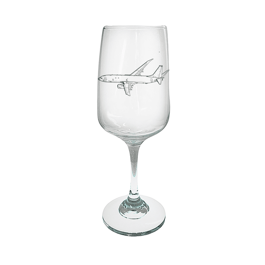 Boeing P8 Poseidon Aircraft Wine Glass Selection | Giftware Engraved