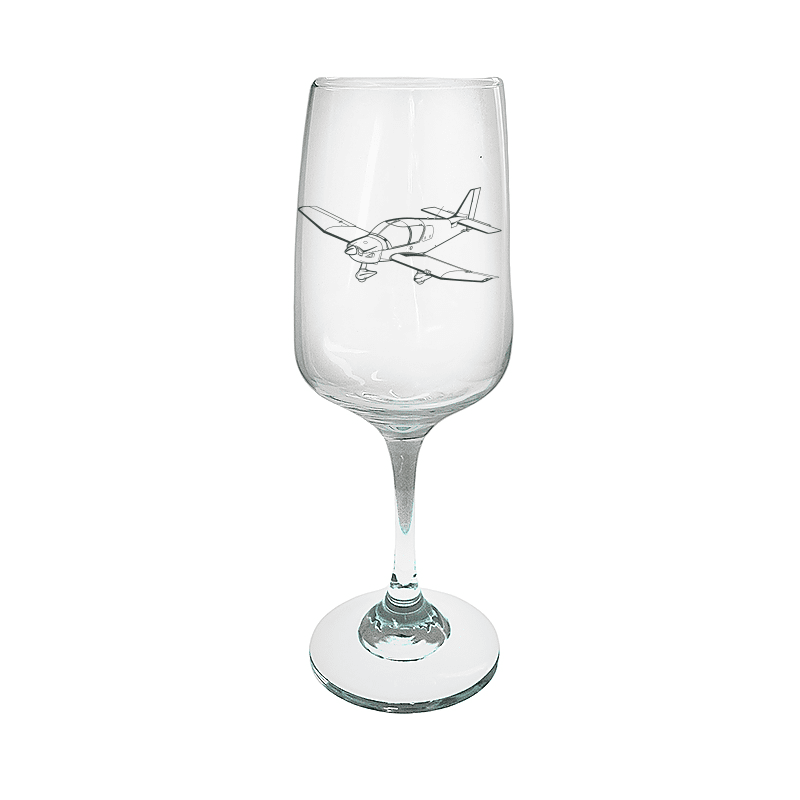 Robin DR400 Aircraft Wine Glass Selection | Giftware Engraved