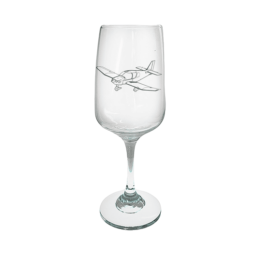 Robin DR400 Aircraft Wine Glass Selection | Giftware Engraved