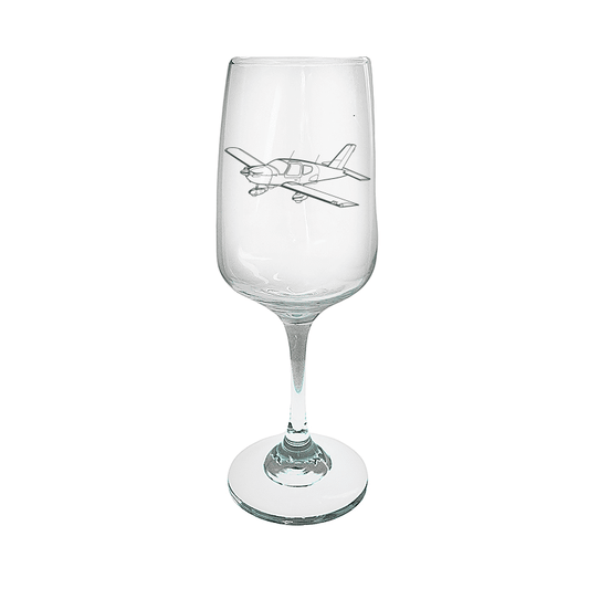 Socata TB9 Aircraft Wine Glass Selection | Giftware Engraved