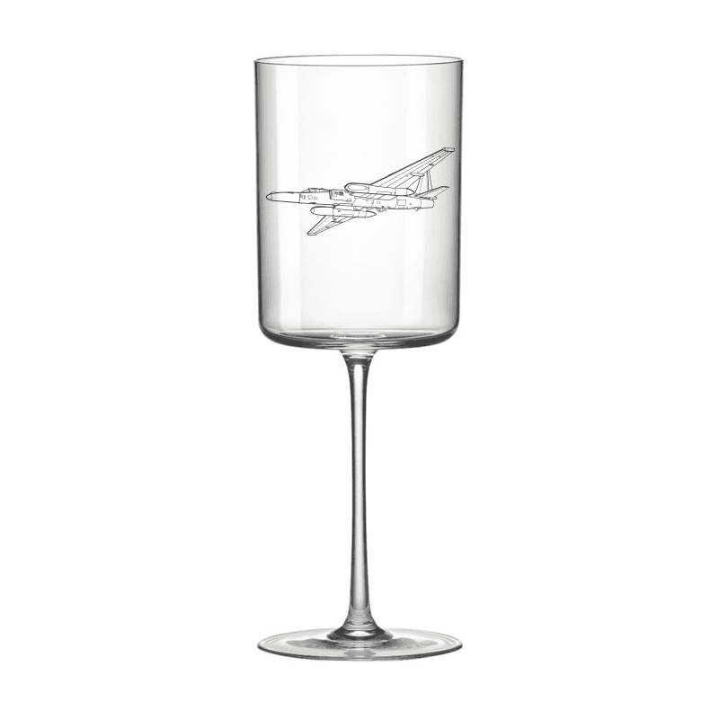 Lockheed U2 Spy Plane Wine Glass Selection | Giftware Engraved