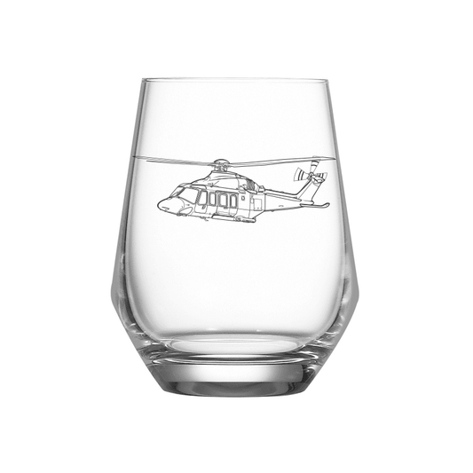 AgustaWestland AW139 Helicopter Wine Glass Selection | Giftware Engraved