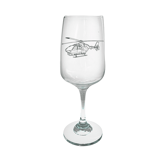 EC 135 Eurocopter Helicopter Wine Glass Selection | Giftware Engraved