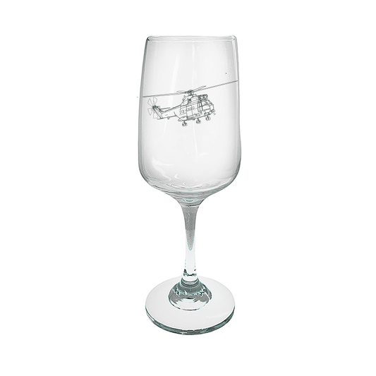 Puma Helicopter Wine Glass Selection | Giftware Engraved