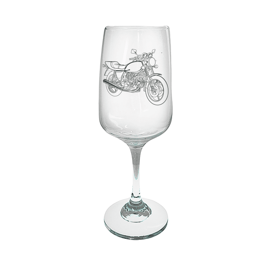 DUC 900SD Motorcycle Wine Glass | Giftware Engraved