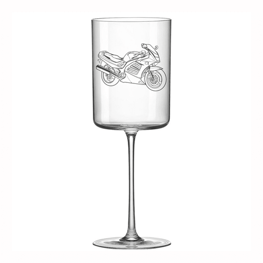 SUZ RF Series Motorcycle Wine Glass | Giftware Engraved