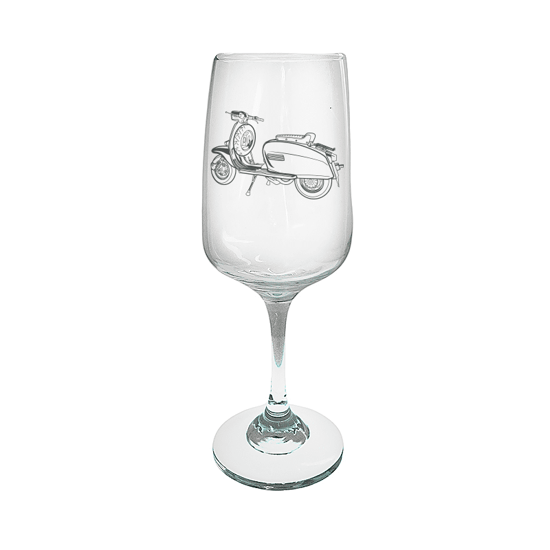 Lambretta Scooter Wine Glass Selection | Giftware Engraved