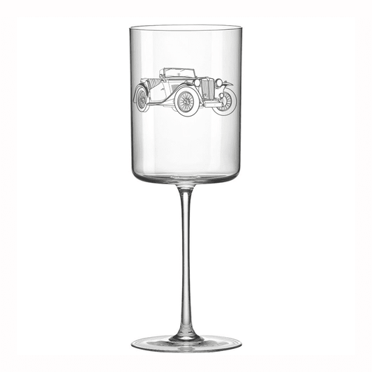 MG TC 1946 Wine Glass Selection | Giftware Engraved