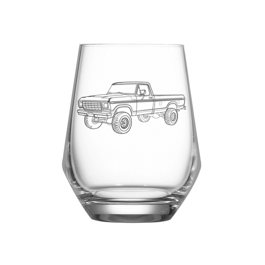 F150 Truck Wine Glass | Giftware Engraved