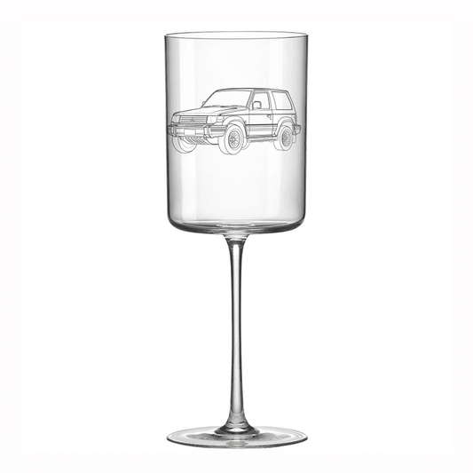 Mitsubishi Pajero Shogun Jeep Wine Glass Selection | Giftware Engraved