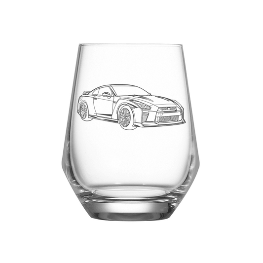 Nissan GT-R35 Wine Glass Selection | Giftware Engraved