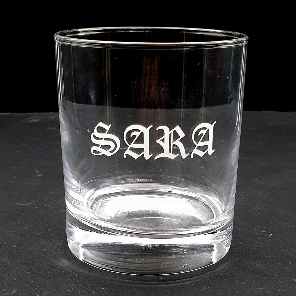Personalised Whisky Tumbler Glass -  300ml | Giftware Engraved