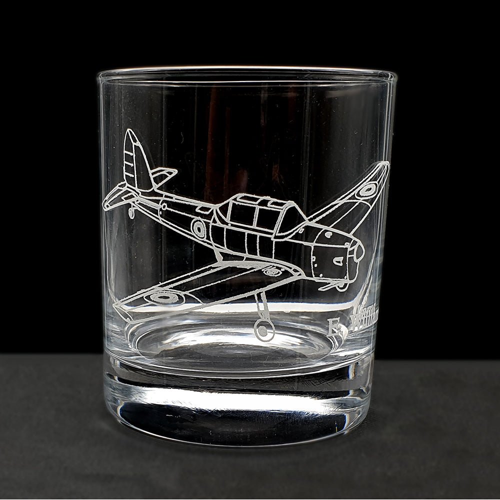 Chipmunk Aircraft Tumbler Glass | Giftware Engraved