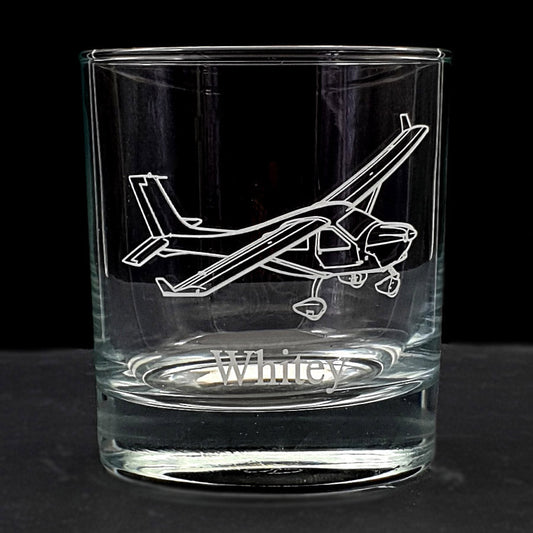 Jabiru J230 Aircraft Tumbler Glass | Giftware Engraved