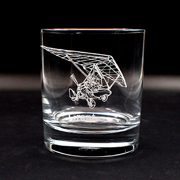 Pegusus Microlight Trike Tumbler Glass | Giftware Engraved