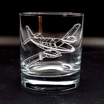 Piper PA34 Seneca Aircraft Tumbler Glass | Giftware Engraved