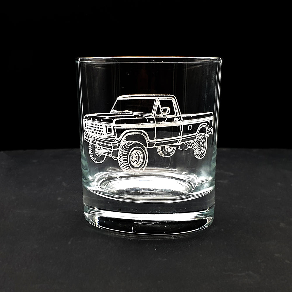 F150 Truck Engraved on Everyday Tumbler Glass | Giftware Engraved