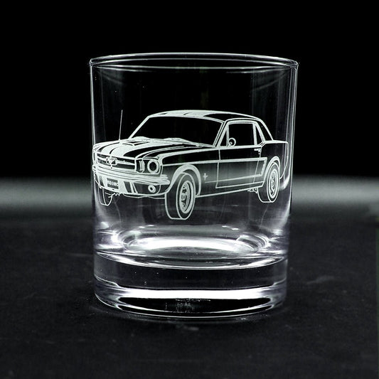 Ford Mustang 65 Coupe Tumbler Glass | Giftware Engraved