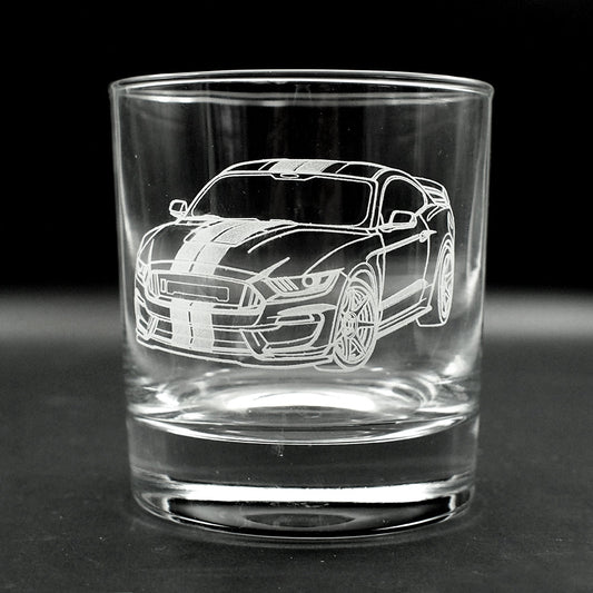 Ford Shelby Mustang Tumbler Glass | Giftware Engraved