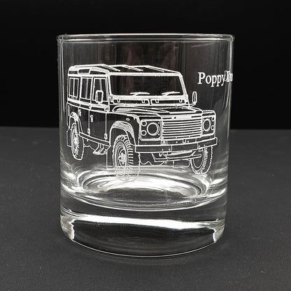 Land Rover Tumbler Glass | Giftware Engraved