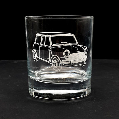 Mini Car Engraved on Classic Tumbler glass | Giftware Engraved