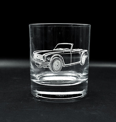 Triumph TR 6 Tumbler Glass | Giftware Engraved