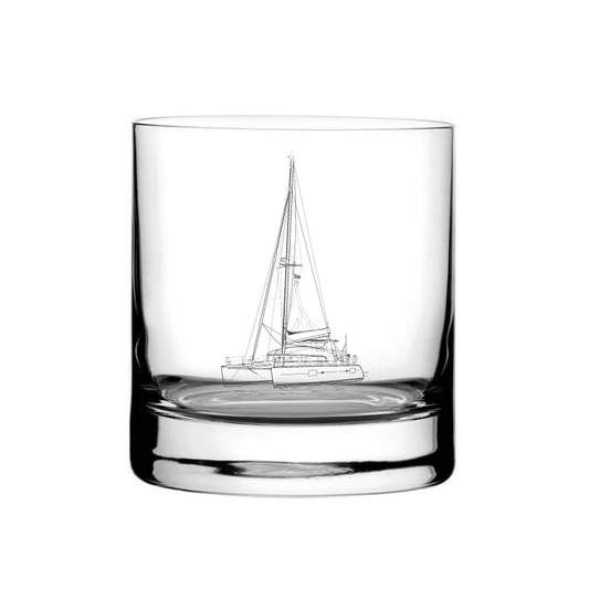 Illustration of Catamaran Tumbler Glass | Giftware Engraved