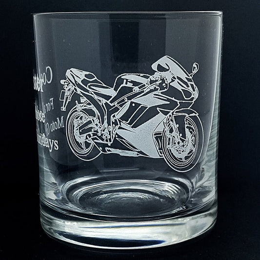 Racing Bike  Tumbler Glass | Giftware Engraved