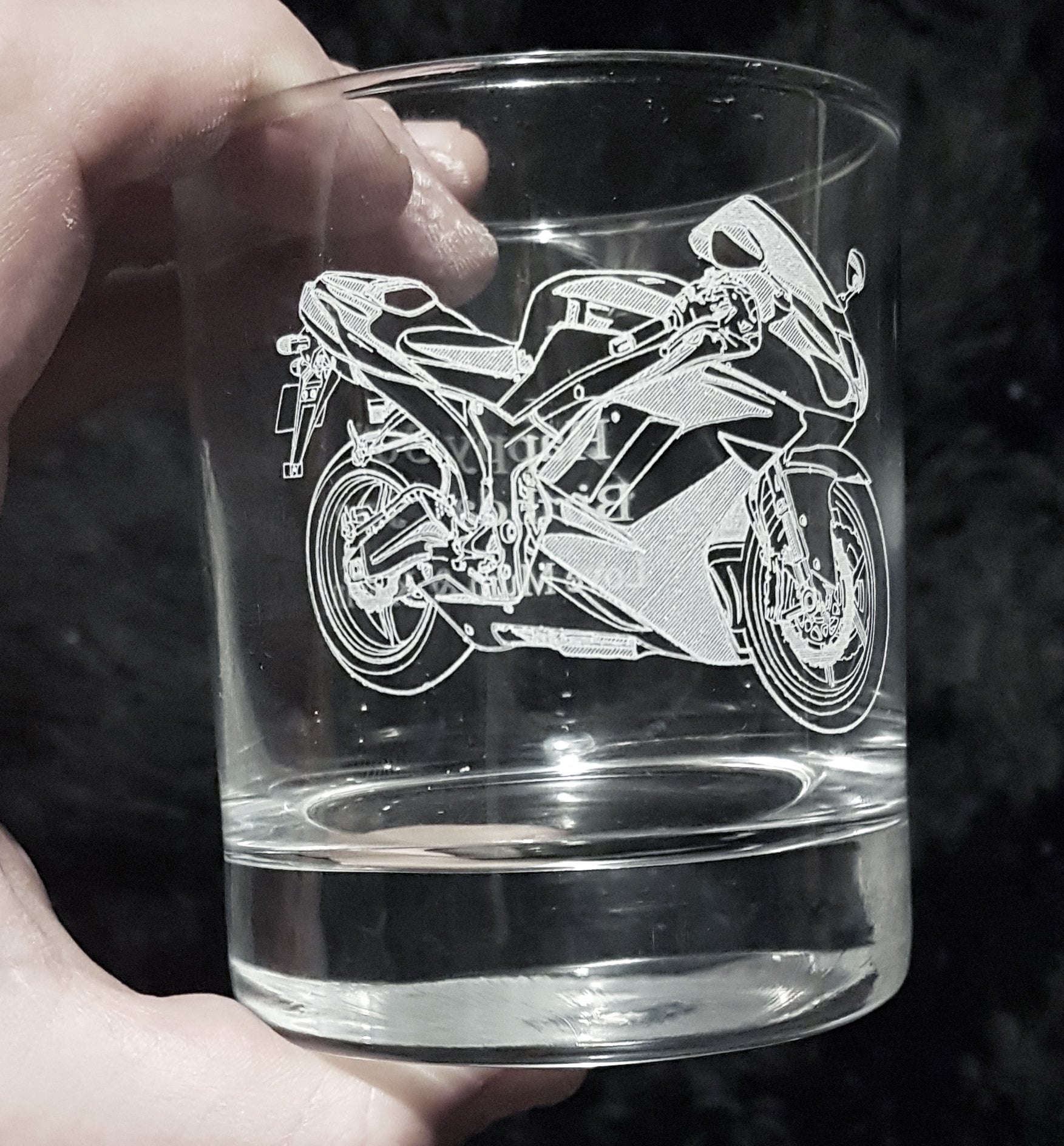 Racing Bike  Tumbler Glass | Giftware Engraved