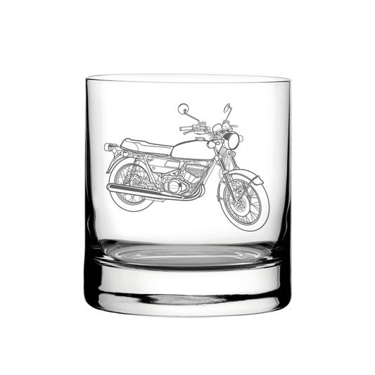 SUZ GT250 Motorcycle Tumbler Glass | Giftware Engraved