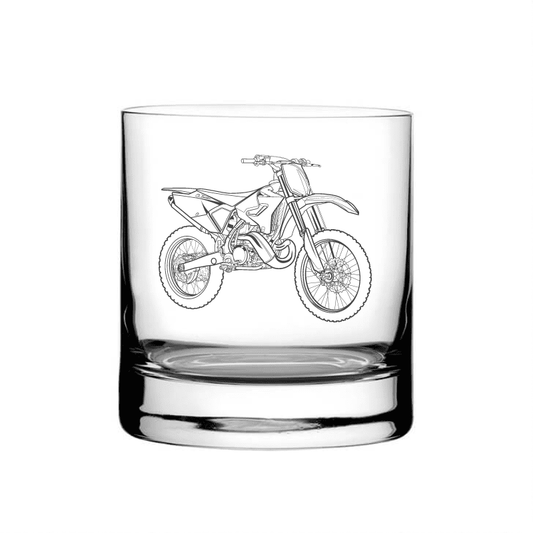 YAM YZ250 Motorcycle Tumbler Glass | Giftware Engraved
