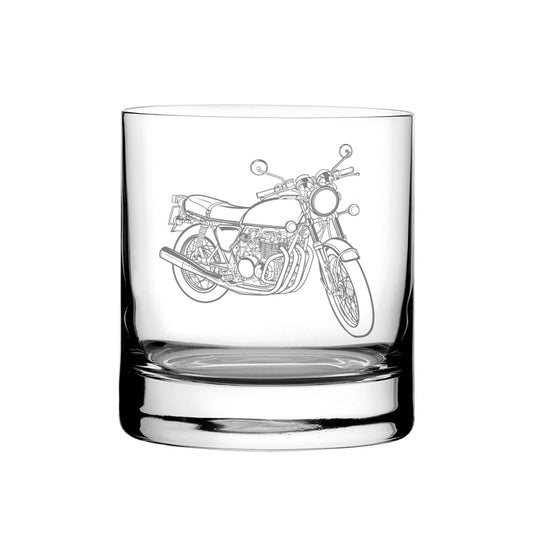 HON CB550 Motorcycle Tumbler Glass | Giftware Engraved