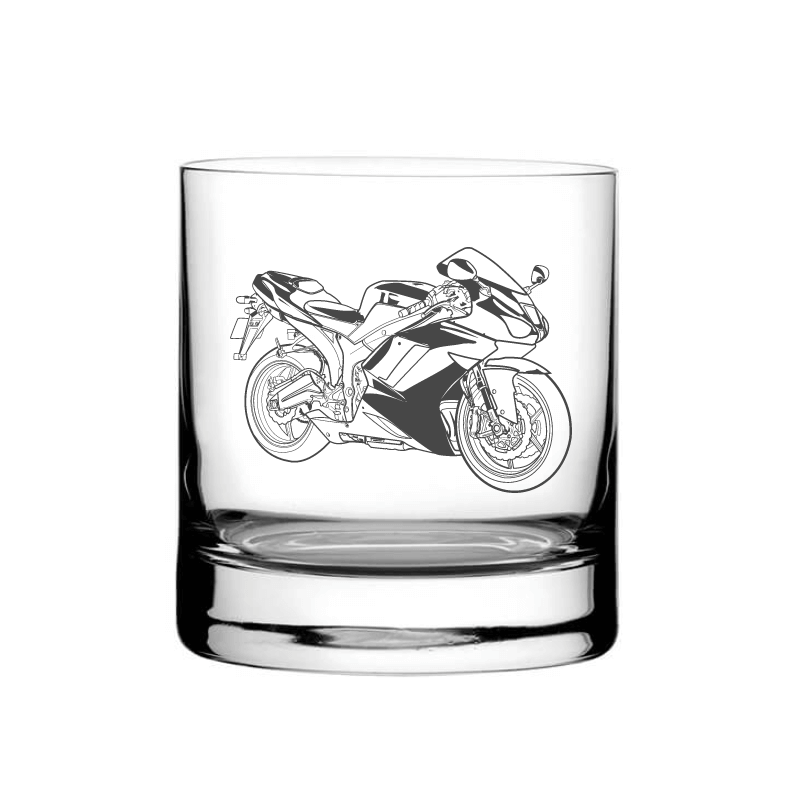 Illustration of Racing Bike  Tumbler Glass | Giftware Engraved