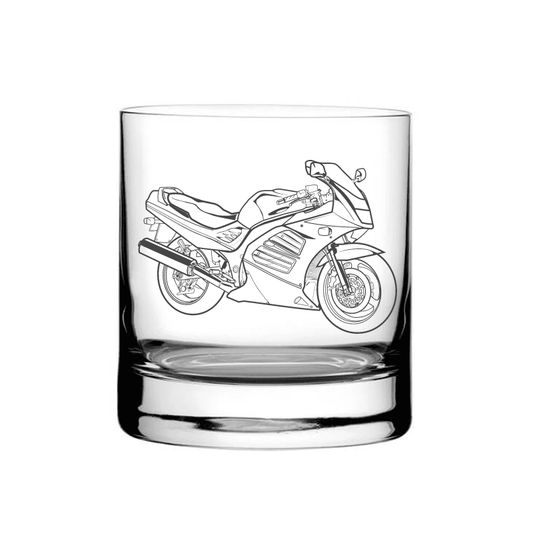 SUZ RF Series Motorcycle Tumbler Glass | Giftware Engraved